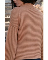 MinkPink Ripple Stitch Pullover Sweater