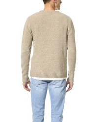 Penfield Shriman Contrast Knit Crew Sweater