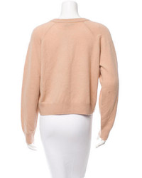 Alexander Wang T By Cropped Wool Sweater W Tags