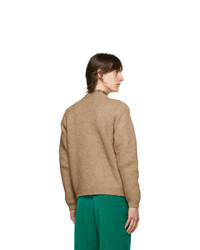 Gucci Tan Wool Gg Sweater