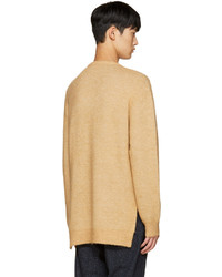 3.1 Phillip Lim Tan Wool Tunic Sweater