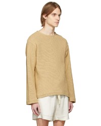 COMMAS Tan Woven Sweater