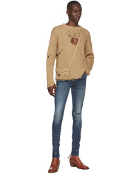 DSQUARED2 Taupe Cotton Sweater