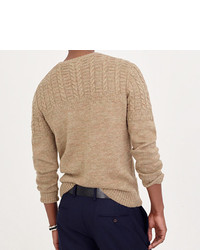 J.Crew Wallace Barnes Wool Linen Guernsey Sweater