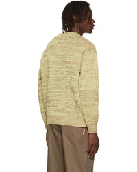 GR10K Yellow Brown Knit Sweater