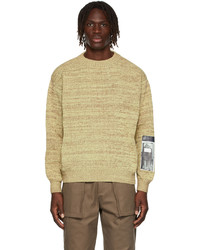 GR10K Yellow Brown Knit Sweater