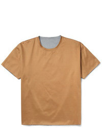 Tan Crew-neck T-shirt