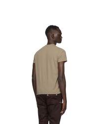 Rick Owens Brown Small Level T Shirt