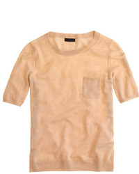J.Crew Collection Featherweight Cashmere Pocket T Shirt
