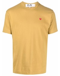 Comme Des Garcons Play Comme Des Garons Play Logo Embroidered T Shirt