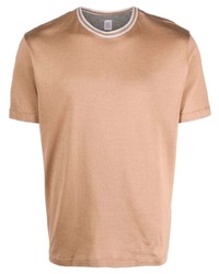 Eleventy Contrast Trim Cotton T Shirt