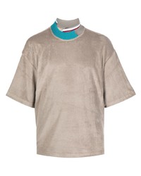 Kolor Contrasting Neckline Detail T Shirt