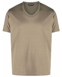 Tom Ford Cotton Silk Blend T Shirt
