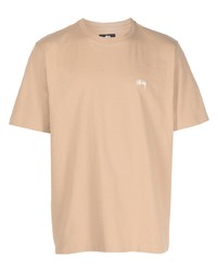Stussy Embroidered Logo Cotton T Shirt