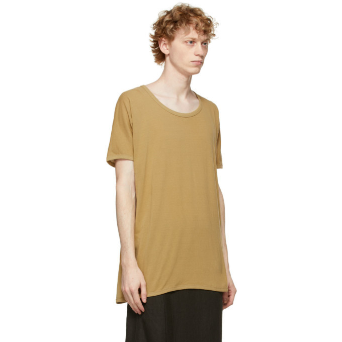 Jan Jan Van Essche Khaki Regular Fit 66 T Shirt, $179 | SSENSE