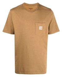 Carhartt WIP Logo Patch Cotton T Shirt