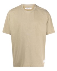 SAMSOE SAMSOE Logo Patch Cotton T Shirt