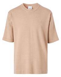 Burberry Monogram Motif Wool Silk T Shirt
