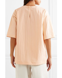 Jil Sander Oversized Crinkled Taffeta T Shirt