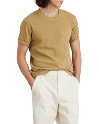 Alex Mill Pocket T Shirt In Golden Olive At Nordstrom