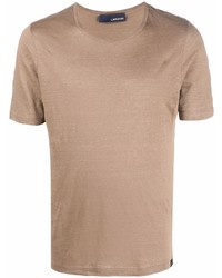 Lardini Round Neck Linen T Shirt