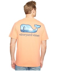 Vineyard Vines Short Sleeve Paddle Board Whale Pocket Tee T Shirt