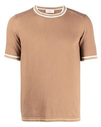 Men's Tan Crew-neck T-shirt, White Chinos, Tan Suede Desert Boots ...