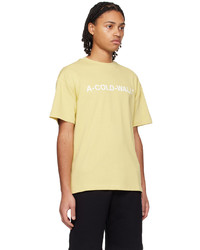 A-Cold-Wall* Yellow Essential Logo T Shirt
