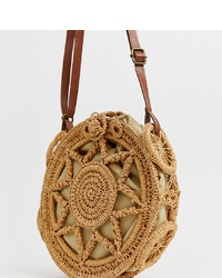 South Beach Tan Crochet Cross Body Bag