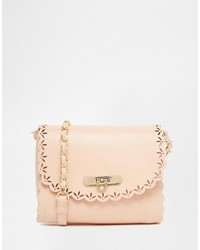 Asos Scallop Cross Body Bag With Laser Cut Out