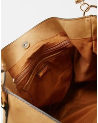 Aldo Slouch Shoulder Bag With Foldover Tassel Detail