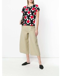 Meme Cropped Flared Trousers