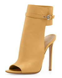 Gianvito Rossi Leather Ankle Cuff Sandal Tan