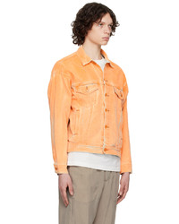 NotSoNormal Orange Daily Denim Jacket