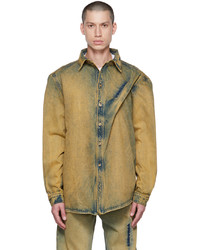 Y/Project Beige Pinched Shirt