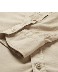 Tom Ford Slim Fit Washed Cotton Twill Shirt