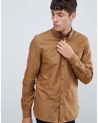 Fred Perry Oxford Shirt In Camel
