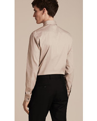 Burberry Slim Fit Stretch Cotton Blend Shirt