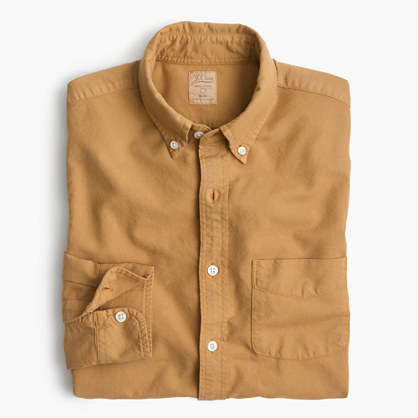 tan oxford shirt