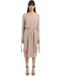 Calvin Klein Collection Double Georgette Trench Dress