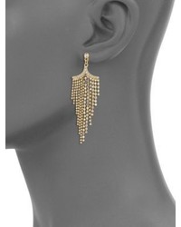ABS by Allen Schwartz Jewelry Wild Child 12k Goldplated Chandelier Earrings