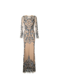 Zuhair Murad Embellished Nude Effect Gown Unavailable