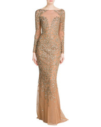 Murad Zuhair Embellished Floor Length Gown