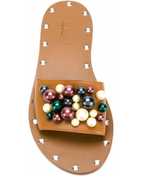 Marni Pearl Embellished Sandals