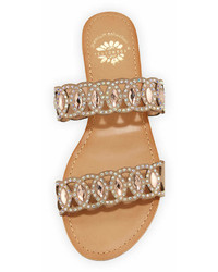Premium Collection By Yellow Box Warlow Embellished Flat Sandal