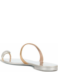 Giuseppe Zanotti Design Ring Flat Sandals