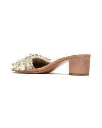 Andrea Bogosian Embellished Open Toe Sandals