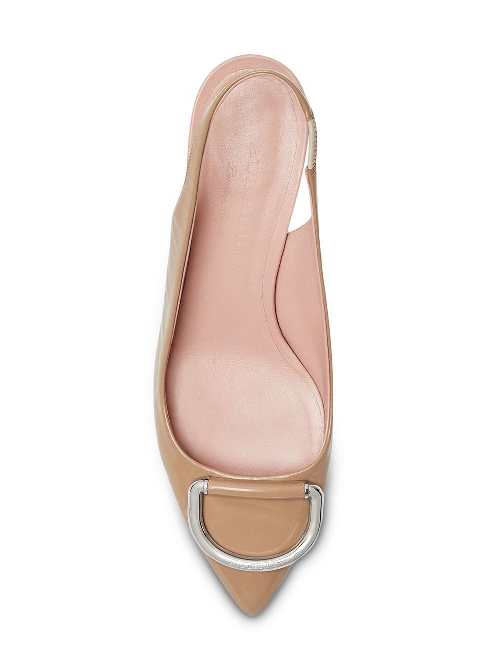 Burberry The Patent Leather D Ring Slingback Pump, $650 | Farfetch.com ...