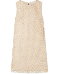 Alice + Olivia Clyde Sequined Crochet Knit Mini Dress