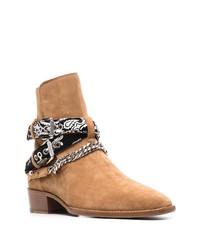 Amiri Buckle Embellished Ankle Boots